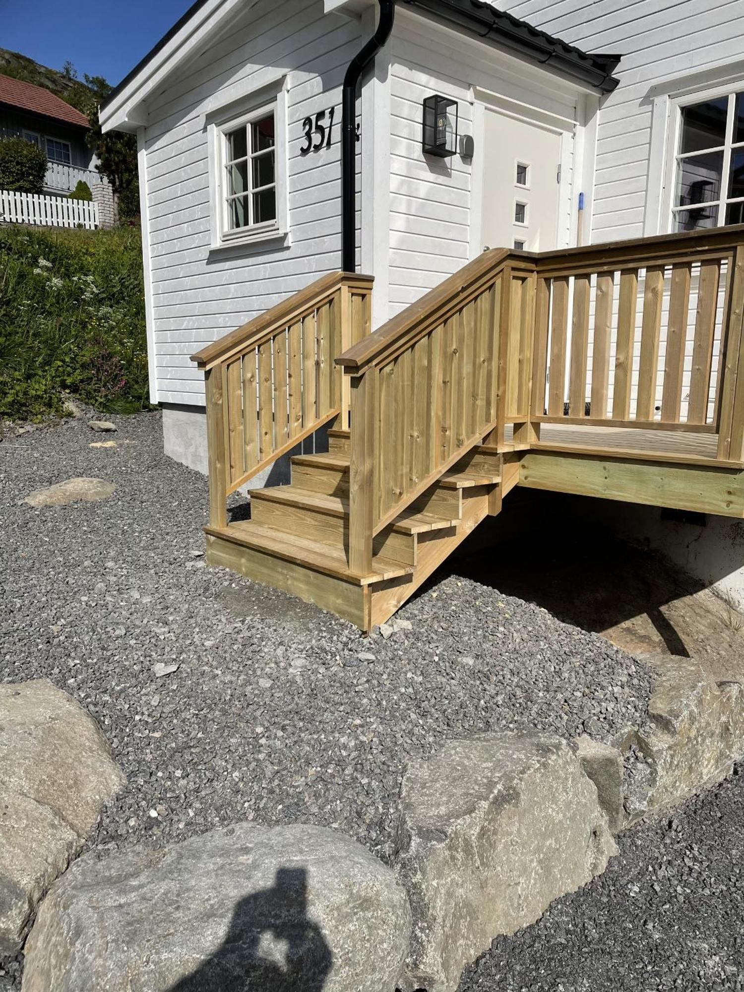 Koselig Nyrestaurert Hus Med Flott Utsikt! Villa ไรเนอ ภายนอก รูปภาพ